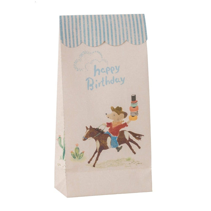 Doll Toys Maileg Goodie Bags Happy Birthday Cowboy 12pk