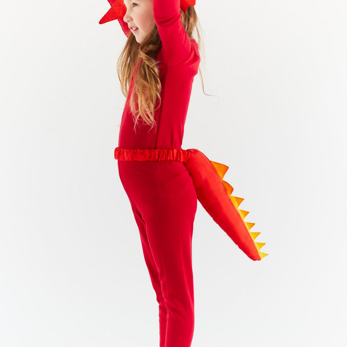 Dressups & Costumes Sarah's Silks Red Dinosaur Tail
