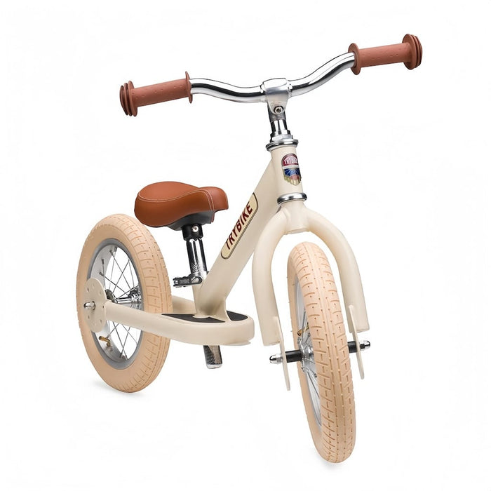 Balance Bike Trybike Steel 2 Wheel Balance Bike - Cream Vintage