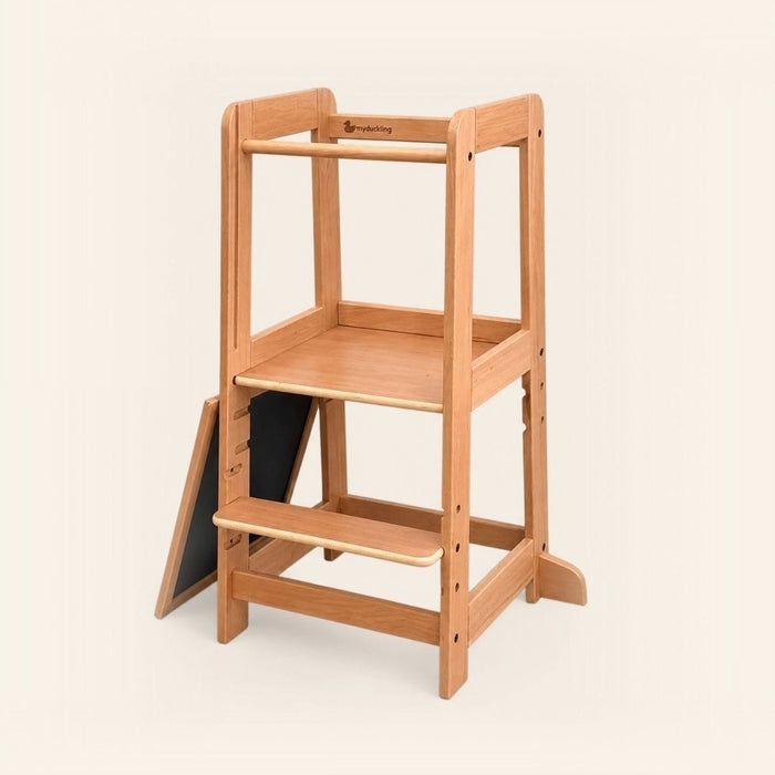 Wooden Learning Towers myduckling Pro Beechwood Adjustable Learning Tower - Natural 9361505000867