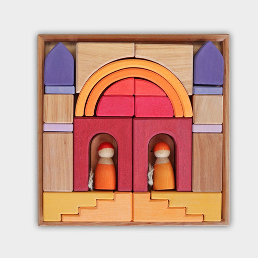Grimm's Building World Desert Sand - Wooden Building Blocks - Toypark