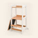 Wooden Learning Towers mydickling Pro Beechwood Adjustable Learning Tower - White/Natural