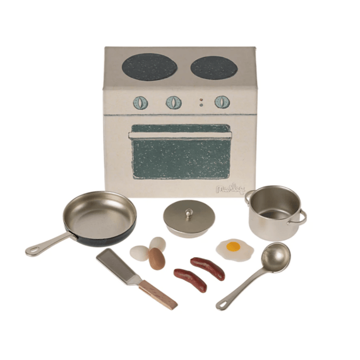 Doll House Furniture Maileg Cooking Set Mouse
