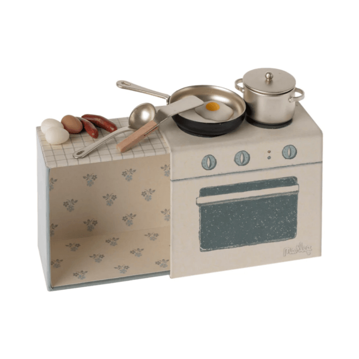 Doll House Furniture Maileg Cooking Set Mouse