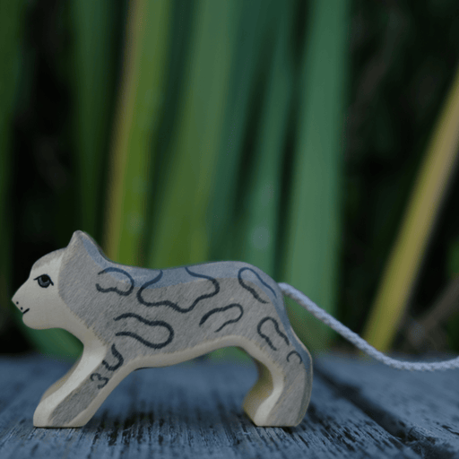 HolzWald Snow Leopard small - Animal Figurines - Toypark