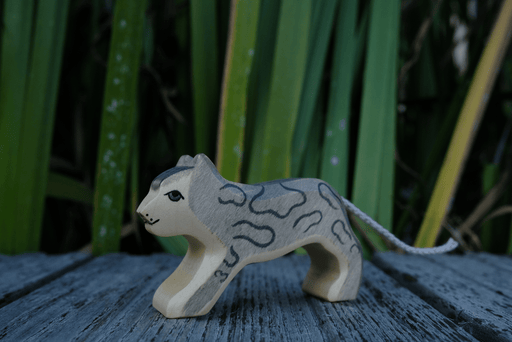 HolzWald Snow Leopard small - Animal Figurine - Toypark