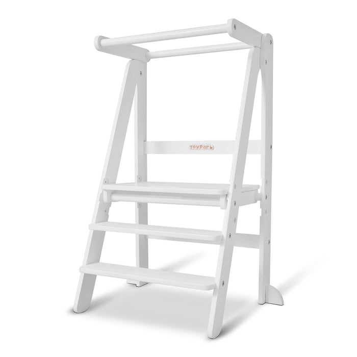 Plywood Learning Towers Toypark Folding Learning Tower-White