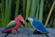 Animal Figurine HolzWald Parrot Blue 4262389075840