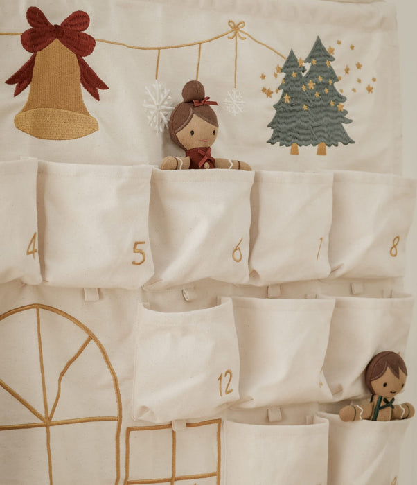Wallhanger Fabelab Christmas - Advent Calendar House, 78 cm