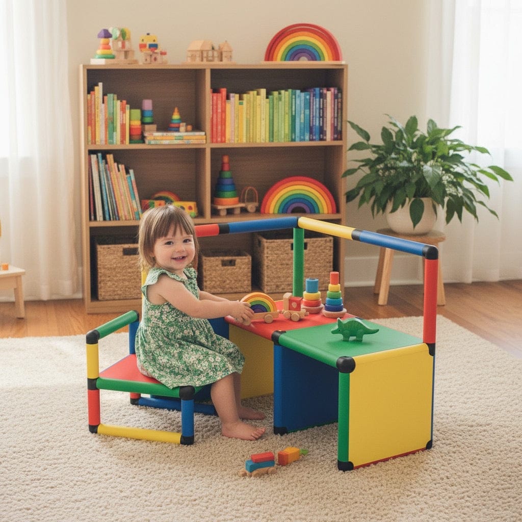 Toypark Pro Kids Climbing Playset - Table & Chair Set - Toypark