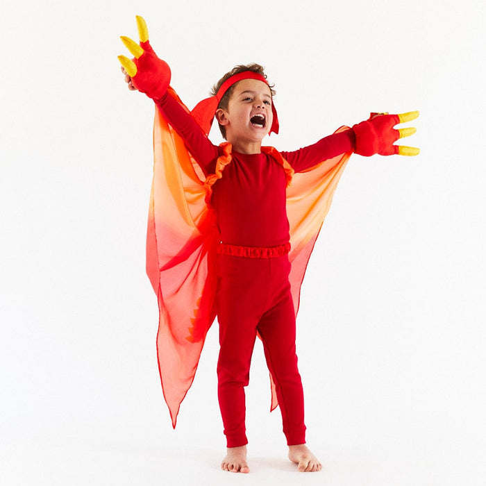 Dressups & Costumes Sarah's Silks Red Dinosaur Wings
