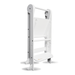Plywood Learning Towers 2023 New My Duckling Deluxe Folding Adjustable Learning Tower - White