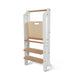 Plywood Learning Towers Toypark Folding Learning Tower - White/Natural TP01003