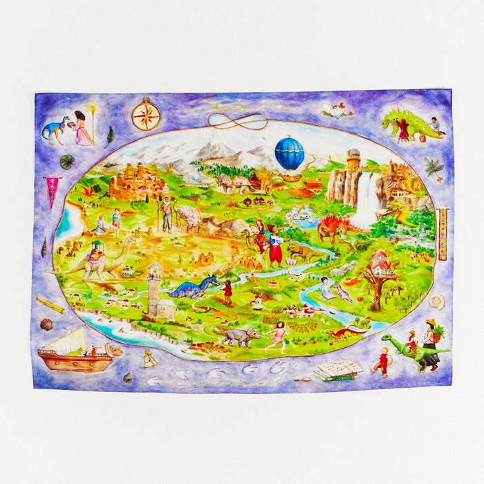 Playsilks Sarah's Silks Dinotopia Seek & Find Playsilk