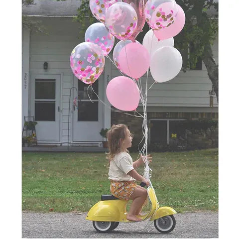Balance Bike Ambosstoys Primo Classic Yellow Ride-On  (Leather Seat)