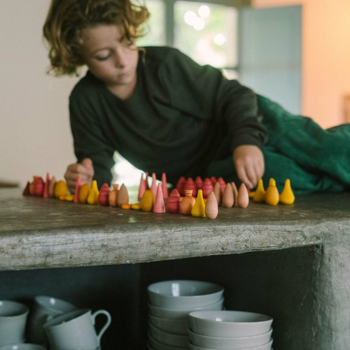 Grapat Mandala Mix Warm - Loose Parts Play - Toypark