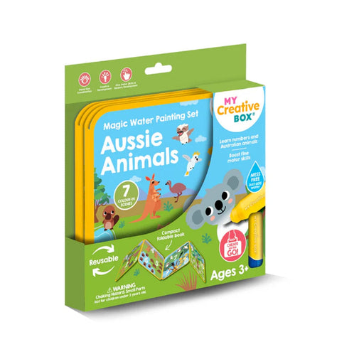 My Creative Box Aussie Animals Magic Water Painting Set - Art-Craft - Toypark