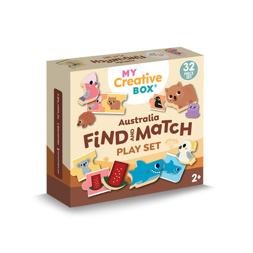 Art-Craft My Creative Box Aussie Animals Find and Match Playset 810164730992