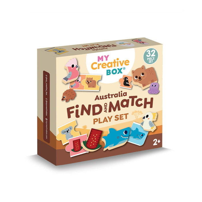 Art-Craft My Creative Box Aussie Animals Find and Match Playset 810164730992
