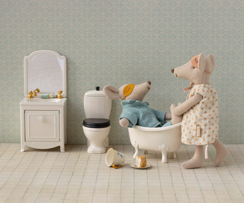 Doll Toys Maileg Sink Dresser Mouse Off White