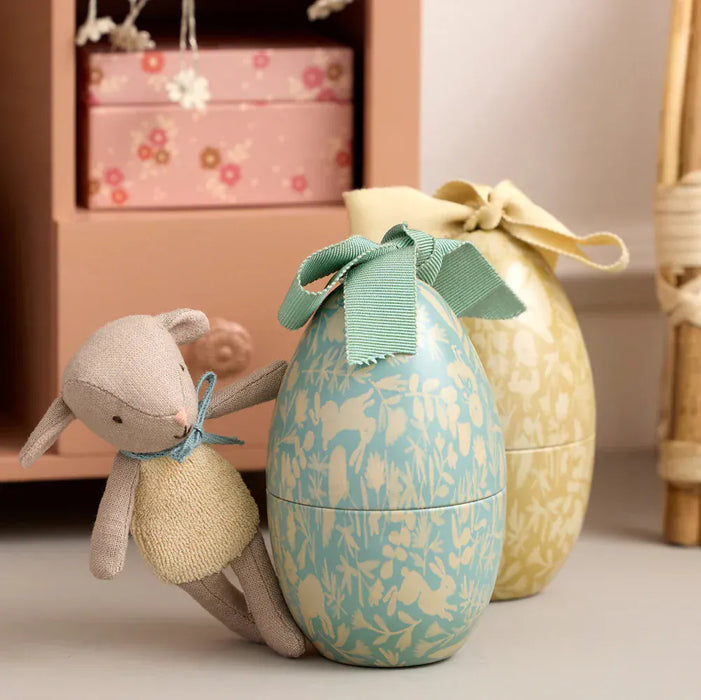 Doll Accessories Maileg Easter Egg Small with Micro Lamb Dusty Mint