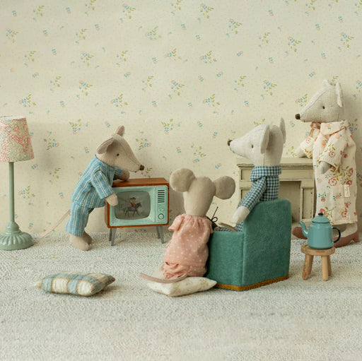 Maileg Television Mouse - Danish Doll House Furniture - Toypark