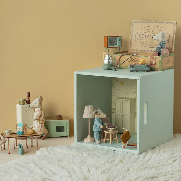 Doll Toys Maileg Grandma and Grandpa Mice in Cigarbox