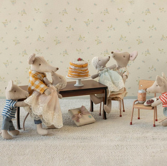 Doll House Furniture Maileg Long Dining Table Mouse