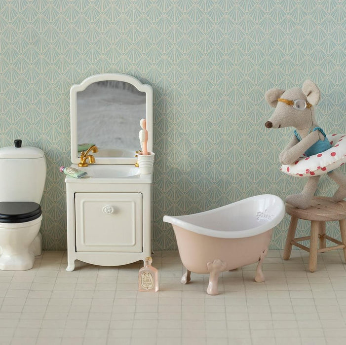 Doll Accessories Maileg Bathtub Mouse Rose