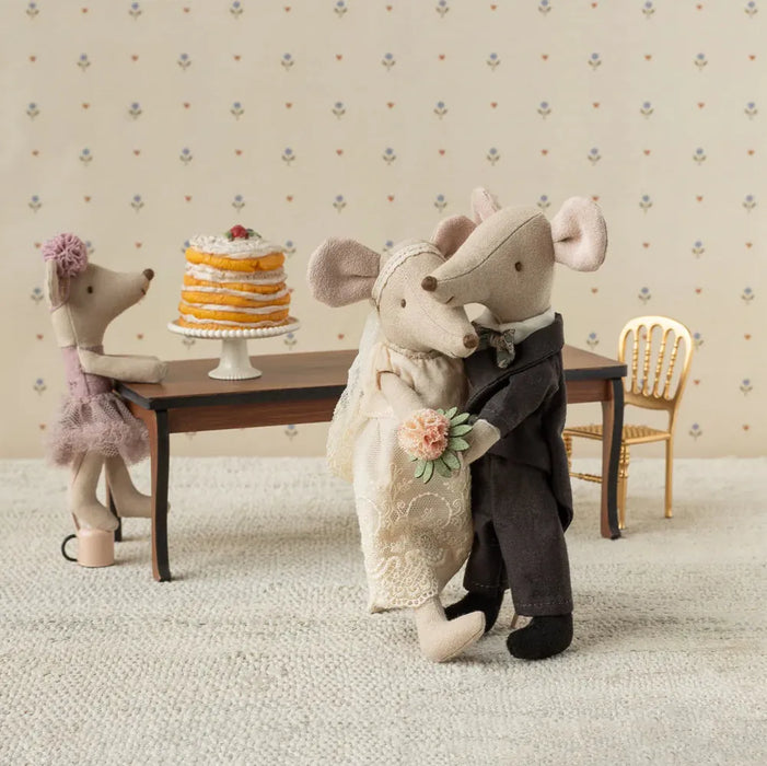 Doll Toys Maileg Wedding Mice Couple in Box Mum and Dad