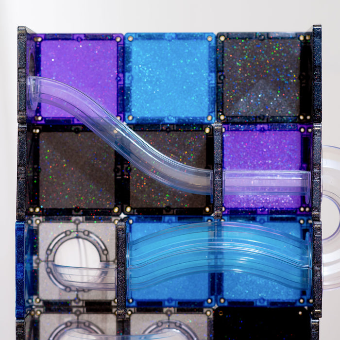 Magnetic Tiles Connetix Tiles Ball Run Galaxy Pack 61 pc
