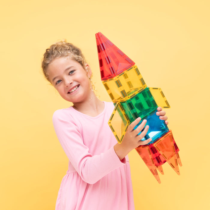 Magnetic Tiles Connetix Tiles Light Rocket Pack 30 pc