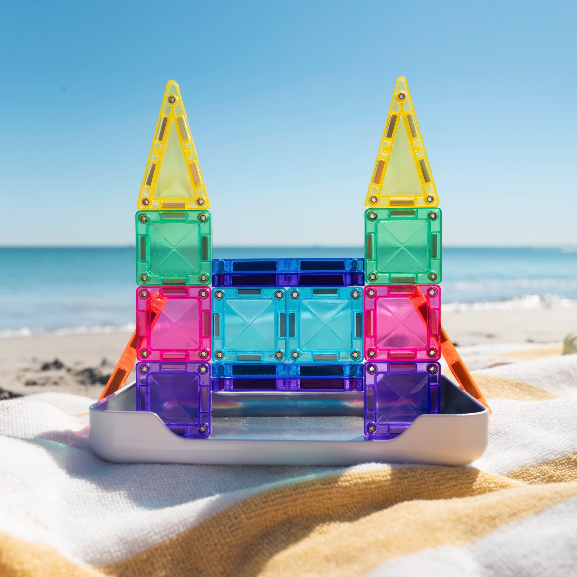 Magnetic Tiles Connetix Tiles Travel Mini Pack 32 pc
