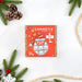 Connetix Christmas Santa Pack box among pine branches and pine cones