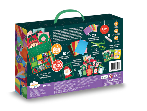 My Creative Box Christmas Collage Sensory Activity Box - Art-Craft - Toypark