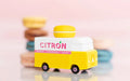 Toy Vehicle Candylab Yellow Macaron Van