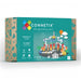 Magnetic Tiles Connetix 194 Piece Rainbow Creative & Ball Run Bundle with Free LED Balls