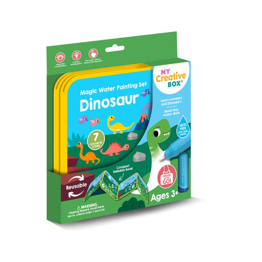 My Creative Box Dino Adventure Magic Water Painting Set - Watercolour Paint Set - Toypark