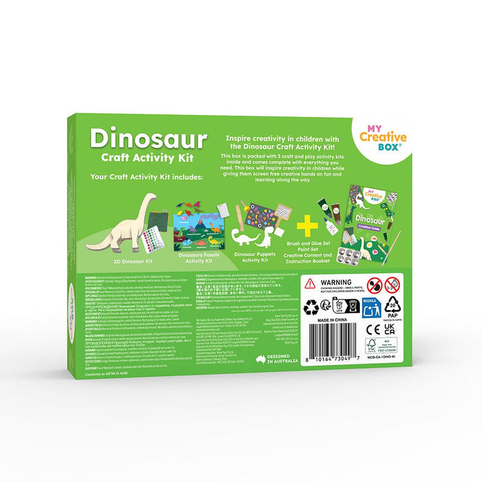 Art-Craft My Creative Box Dinosaur Craft Mini Activity Box 810164730497