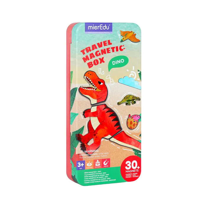 Puzzles mierEdu Travel Magnetic Box - Dinosaur Land