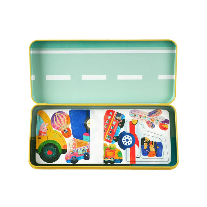 Puzzles mierEdu Travel Magnetic Box - Vehicles