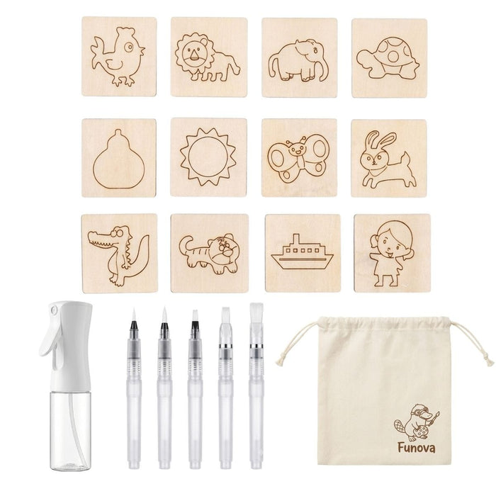 FUNOVA - Stencil, Stamp and Spray Set FN3902