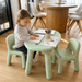 Table & Chair Set Funova Confetti Kids Table and Chairs Set - Sage FN03003