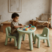 Table & Chair Set Funova Confetti Kids Table and Chairs Set - Sage FN03003