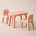 Table & Chair Set Funova Confetti Kids Table and Chairs Set - Peach FN03002