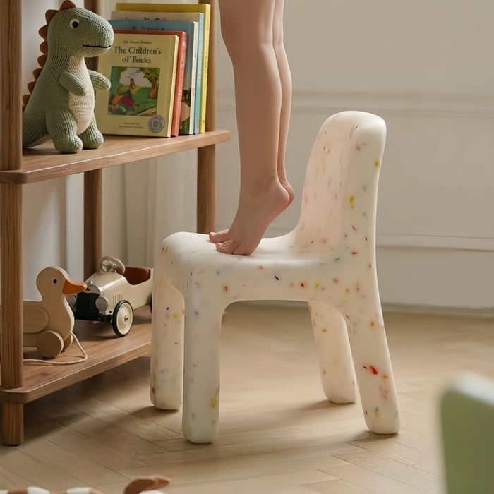 Table & Chair Set Funova Confetti Kids Table and Chairs Set - White FN03001