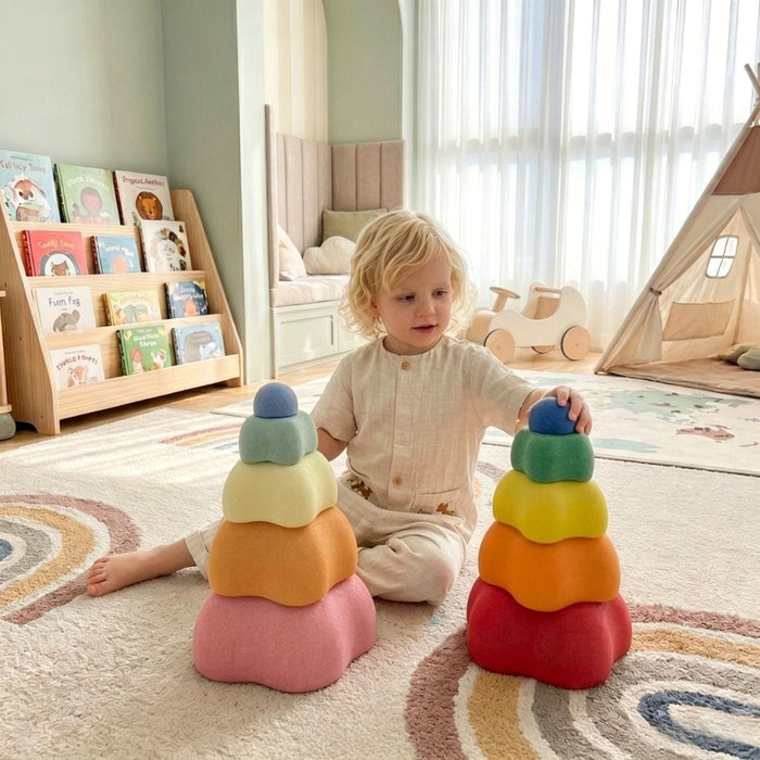 Stacking Toy Funova Kids Stacking Stone - Pastel