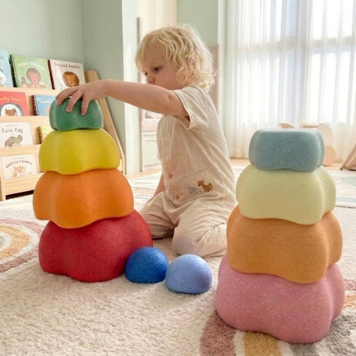 Stacking Toy Funova Kids Stacking Stone - Pastel