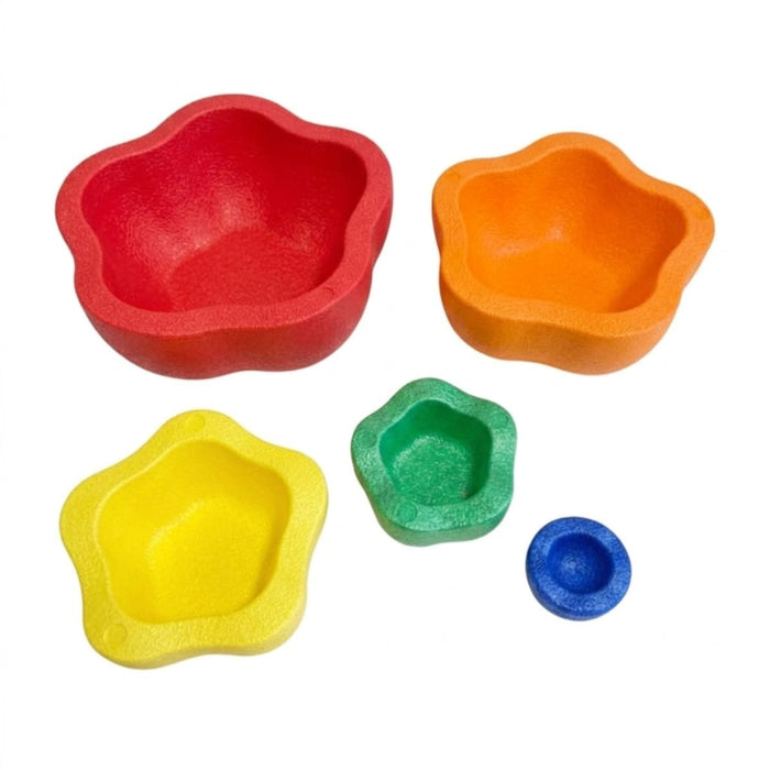 Stacking Toy Funova Kids Stacking Stone - Rainbow