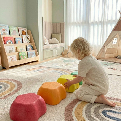 Stacking Toy Funova Kids Stacking Stone - Rainbow